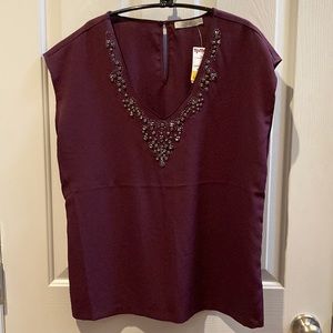 NWT Dalia purple top